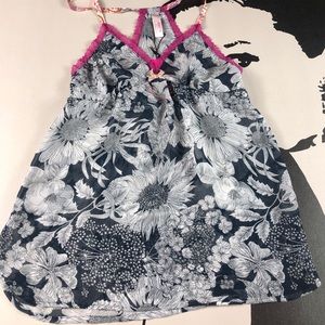 Liberty of London Target Cami Pink Blk-Wht Floral
